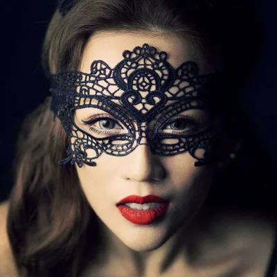 Nightclub sexy sexy accessories three-dimensional lace hollow blindfold halloween mask