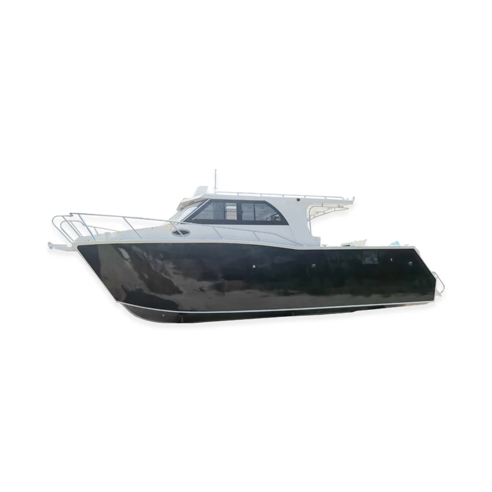 Ocean Yacht Speed Boat Aluminum 10m Catamaran Welded Aluminium Fishing Boat for sale