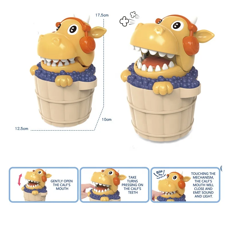 Novelty Dinosaur Piranha Dragon Tooth Extraction Bite Finger Prank Toys Drinking Games For Adults Party