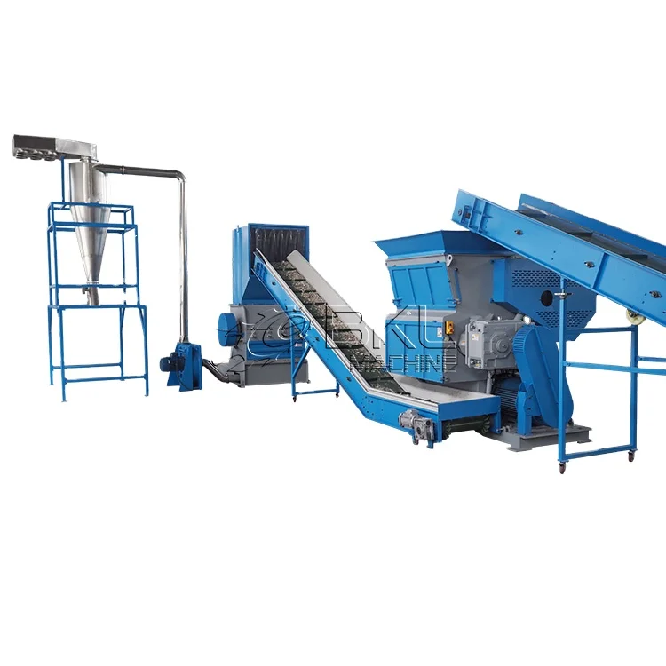 Plastic bottle Shredding and crushing line Crusher machine plastic
