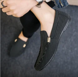 Good Quality Cheaper Spring For Men Walking Cotton Fabric Sneakers Casual Shoes