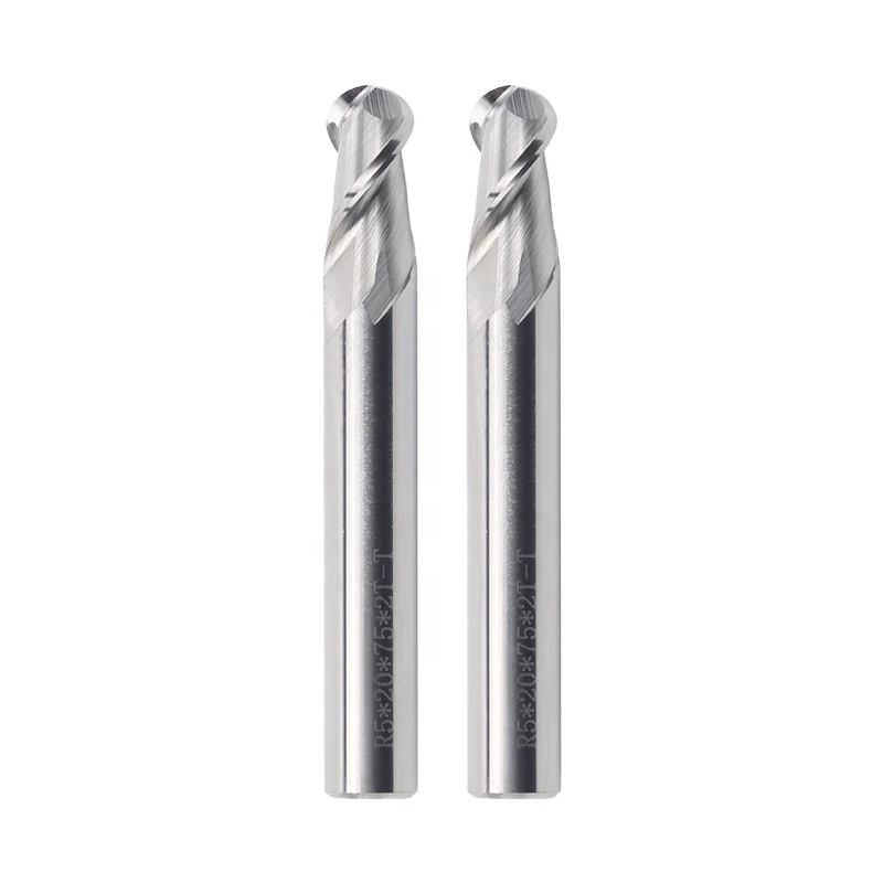 4 Flutes Ball Nose End Mill Milling Cutter Carbide Flat End Mill Cutters For CNC Router