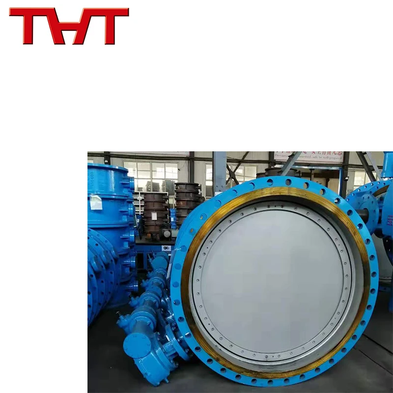 Triple offset economic price  hand operated butterfly valve