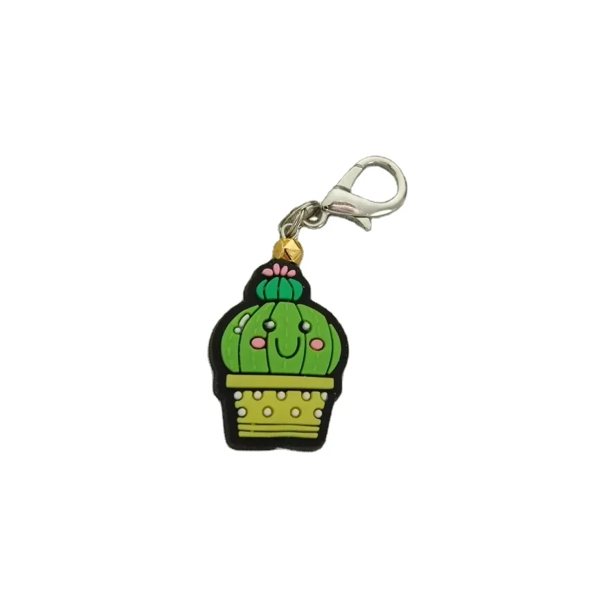 PVC Cactus Keychain Custom Rubber Keychain Personalized Silicone Keychain