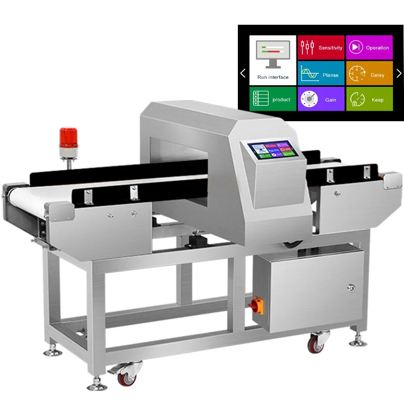 Industrial Metal Detectors for Cooked Food Carton Tea red dates chocolate potato chips dried fruits dried vegetables