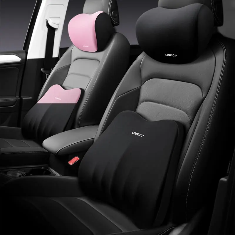 Fur Plush Interior Accessories Decoration Waist Restraint Seat Cushion Neck Pillow Memory Foam Pillows Cushions Massage Pillows