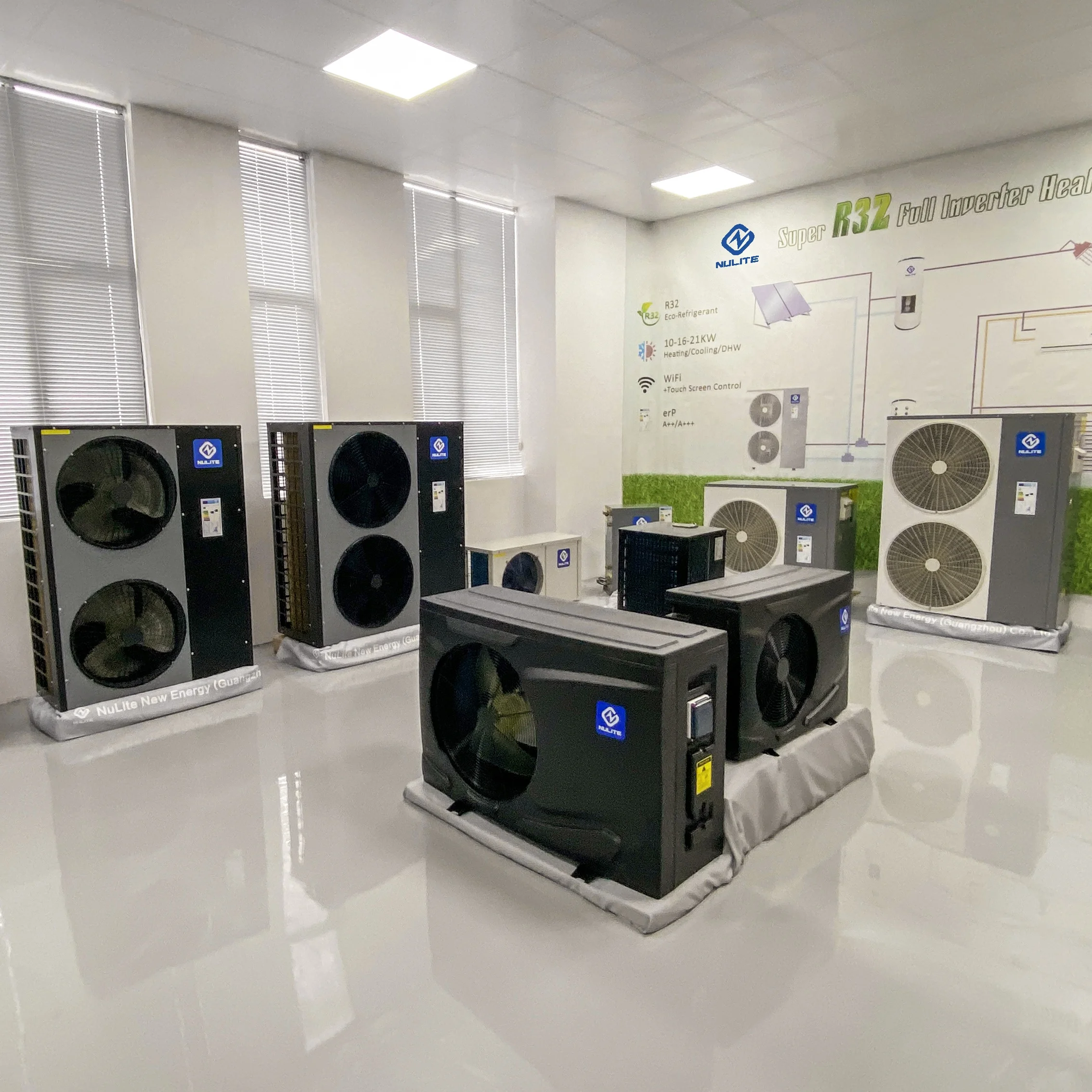 R32 R290 high efficiency  dc inverter heat pump for household floor heating system 20kw 22kw 25kw