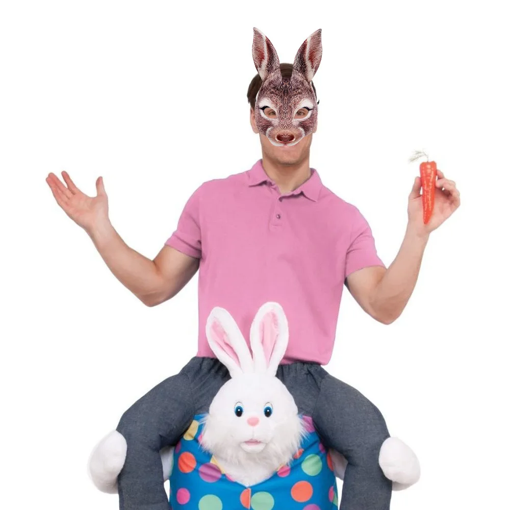Cheap Price Halloween Cartoon Mask Carnival Party Cosplay Rabbit Mask Easter New Year Animal Rabbit Mask