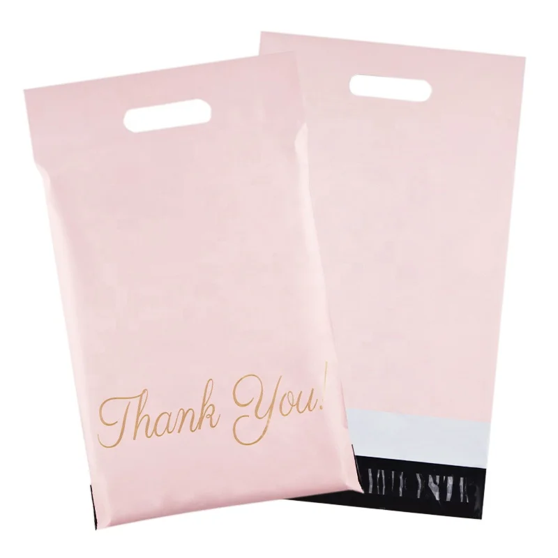 RTS Pink Thankyou & Frog  Polymailers Poly Pe Plastic Mailing Courier Postage Packaging Shipping Bags For Shipping
