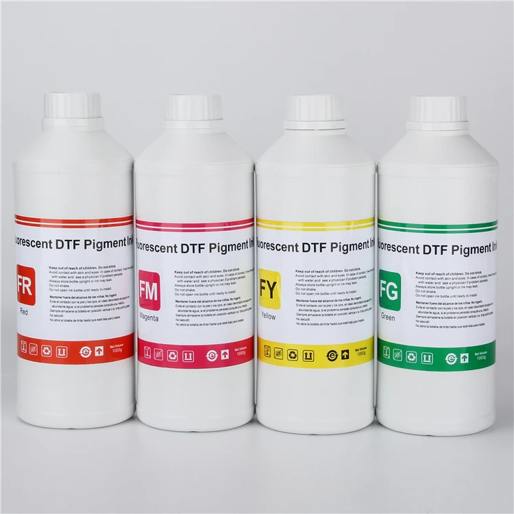 Неоновые чернила dtf для принтера epson L100 L110 L120 L200 L210 L350 L355 L364 L382 L386 L805 L1800