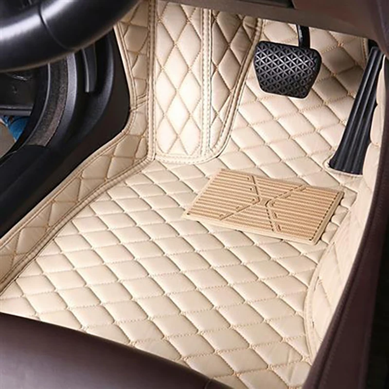 Car Leather Mats 5D Floor Carpets For Kia Cerato K5 K3 Soul Morning Carnival Pride Bongo Sonet Auto Interior Accessories