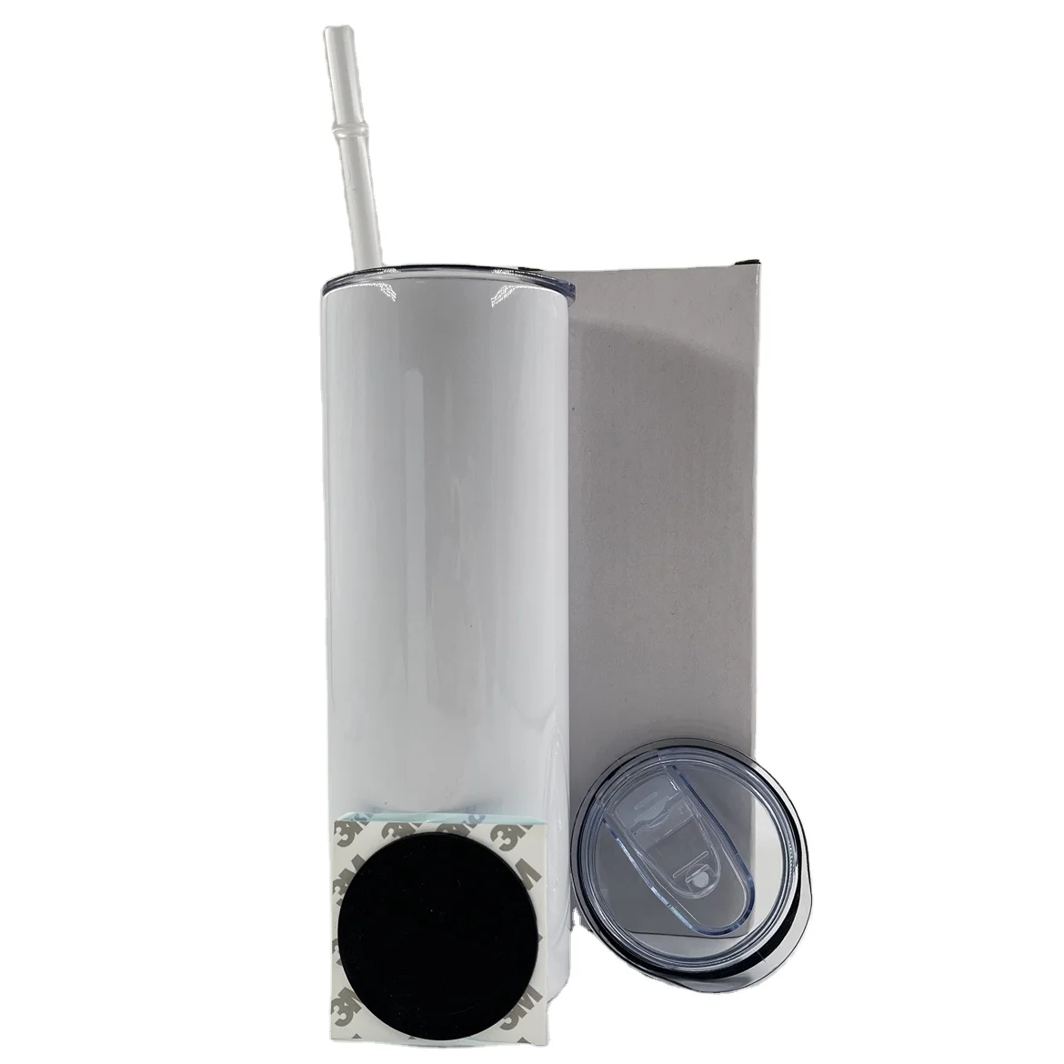 Wholesale USA warehouse custom heat Transfer Printing Tumbler 20 Oz Stainless Steel heat press Sublimation Tumbler