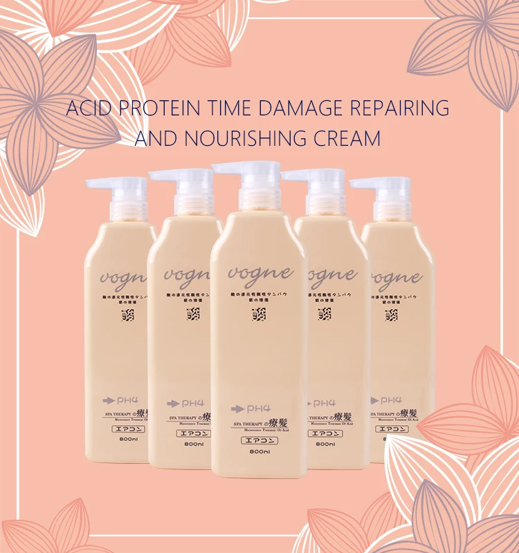 Private label nano gold keratin hair treatment products chinese hair restoration&smoothing protein hair conditioner