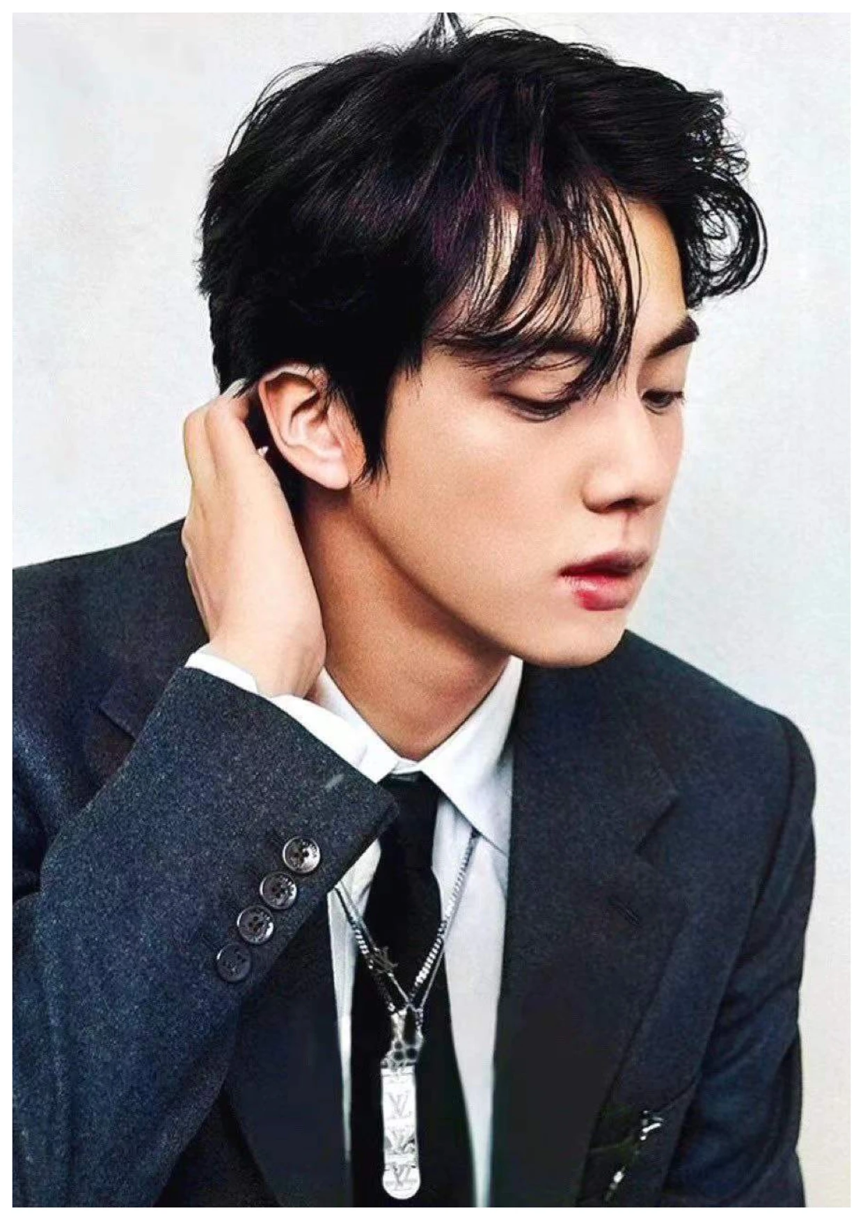 Wholesale Kpop Idol Merchandise Bangtan Boys 2021 GQ VOGUE Magazine Adhesive Sticker Wallpaper Poster