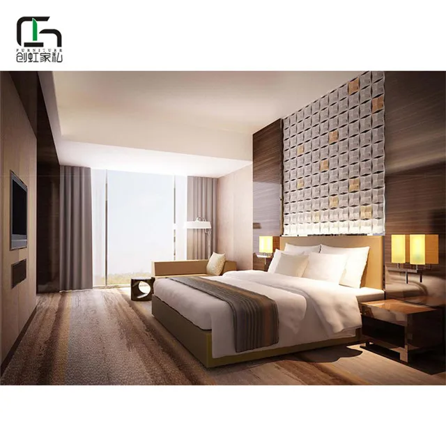 High Quality Custom Made Luxury Wooden China Royal Hotel Bedroom Furniture Set