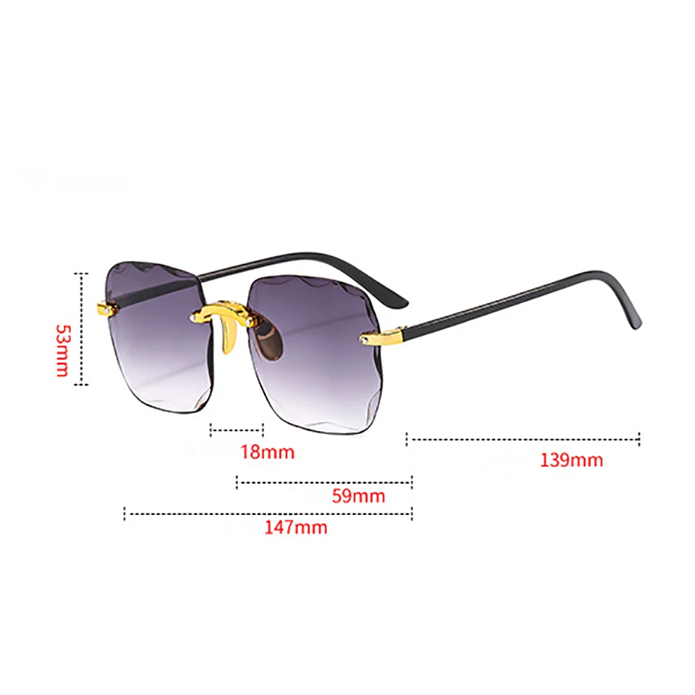 New trend gradient color sunglasses retro fashion sunglasses women European and American ins two-tone glasses