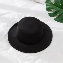 Custom Wholesale Wool Felt Fedora Hat Of Wide Brim Jazz Top Women Fadora Hats