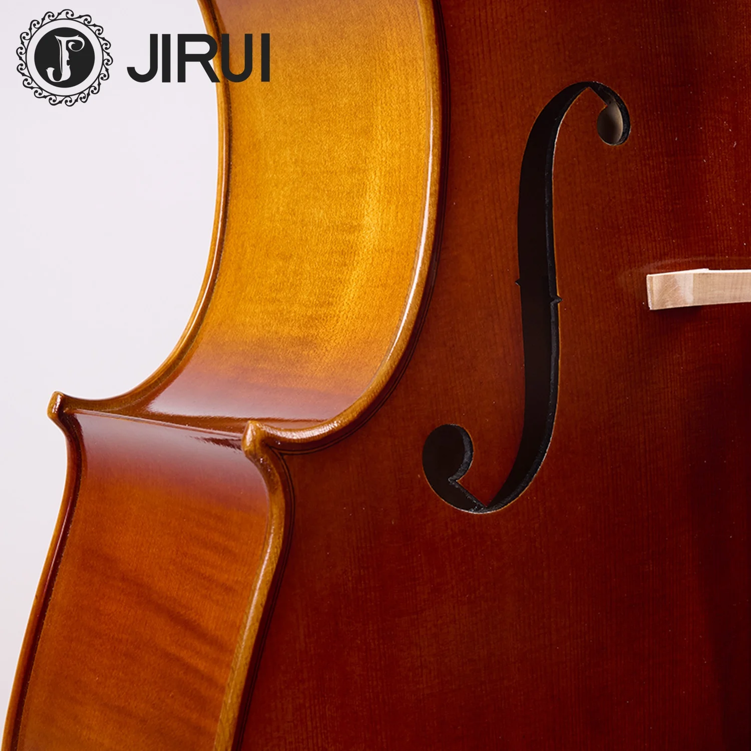 Top sale High quality Cello Handmade Brazil Wood Cello Nice flamed maple Advanced European 1/8 cello 4/4 grade B Standard Golden