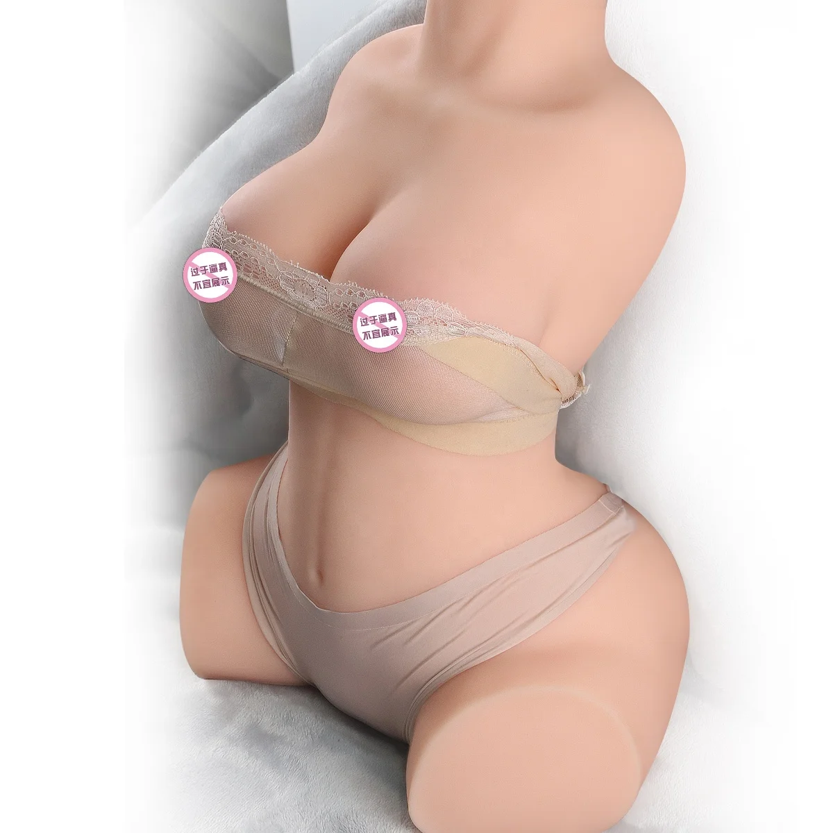 
New Big Breasts Fat Ass Real Vagina Full Silicone Skin Masturbator Half Body Adult Sex Toys For Men 