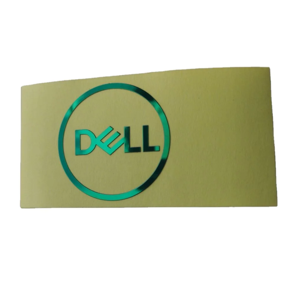 
adhesive custom metal nickel sticker label logo for laptop notebook home appliance 
