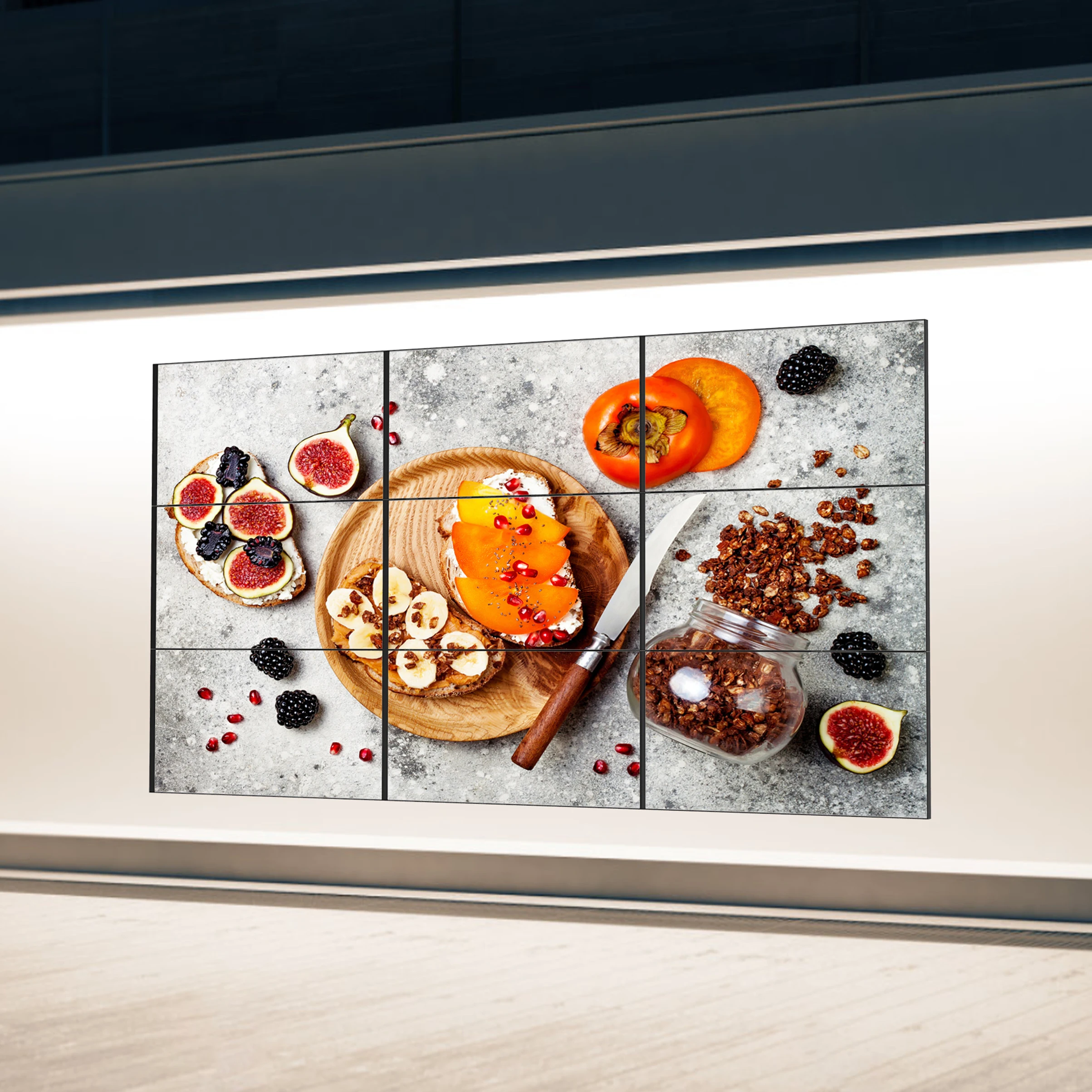 CHARMOUNT Wholesale 32 To 70 Inch Heavy Duty Max Vesa 600*600mm Video Wall Mount Advertising Display LCD Video Wall TV Mount