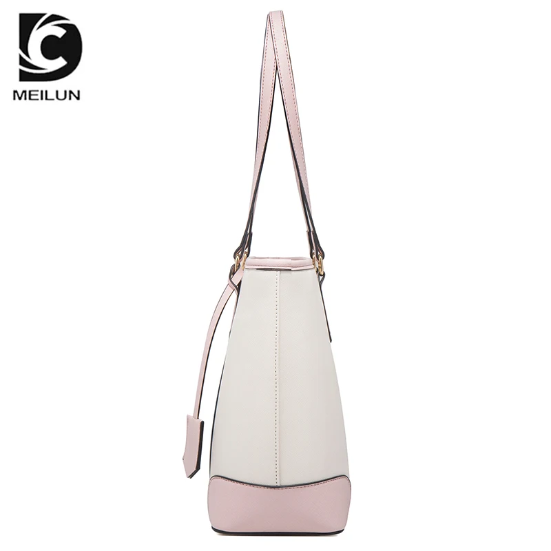 Fashion Large Designer lady tote hand bag Leisure handbags set bag pu leather cheaper tote bag for women