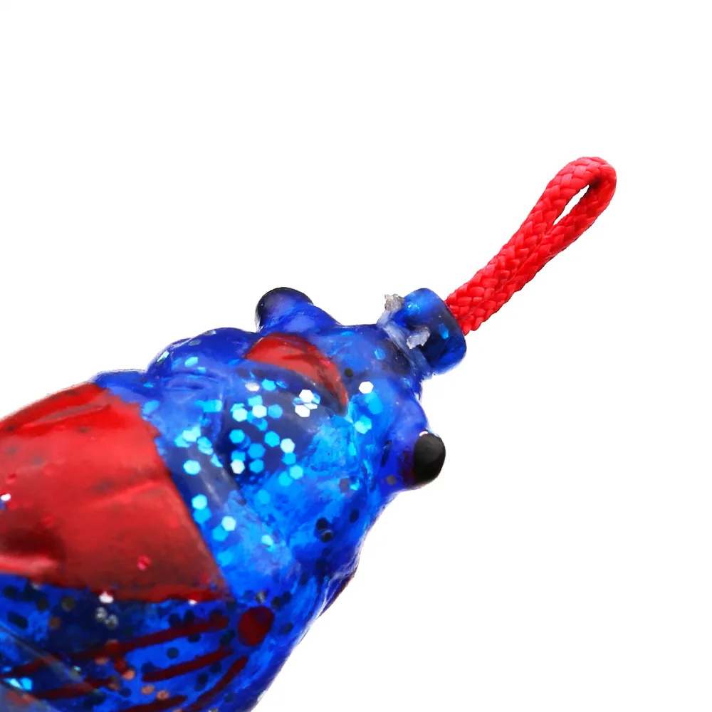 Spot Cheap 6cm14g Wobblers Artificial Soft Cicada Frog Fishing Lures Top Water Baits Floating Wobblers Pesca Black Bass