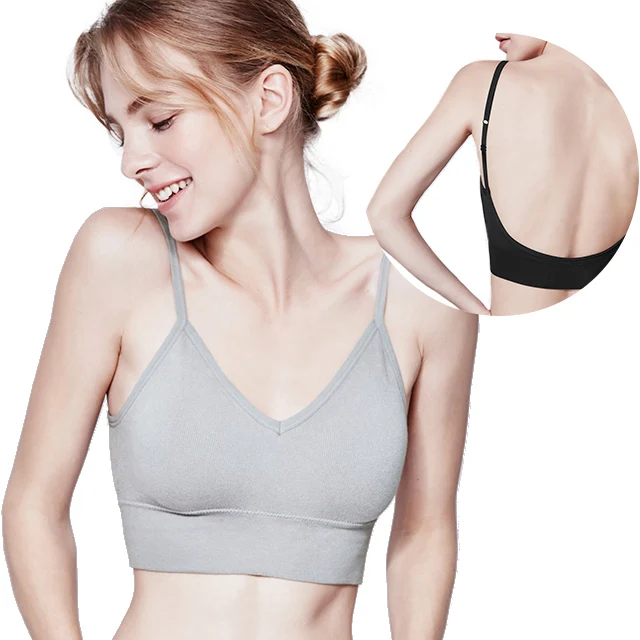 
New women shockproof sexy bra sports beauty back yoga bra wireless 