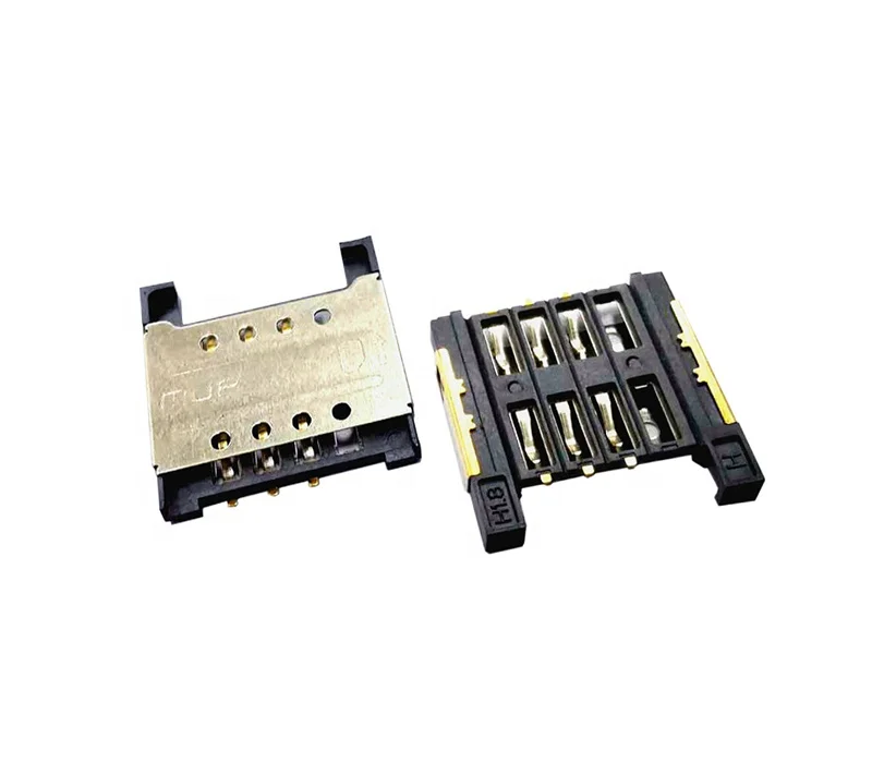 MUP-C708 6P SMT SIM Card Holder Connector Pcb Socket for Access Control POS HDTV Factory price sale in India Malaysia Africa