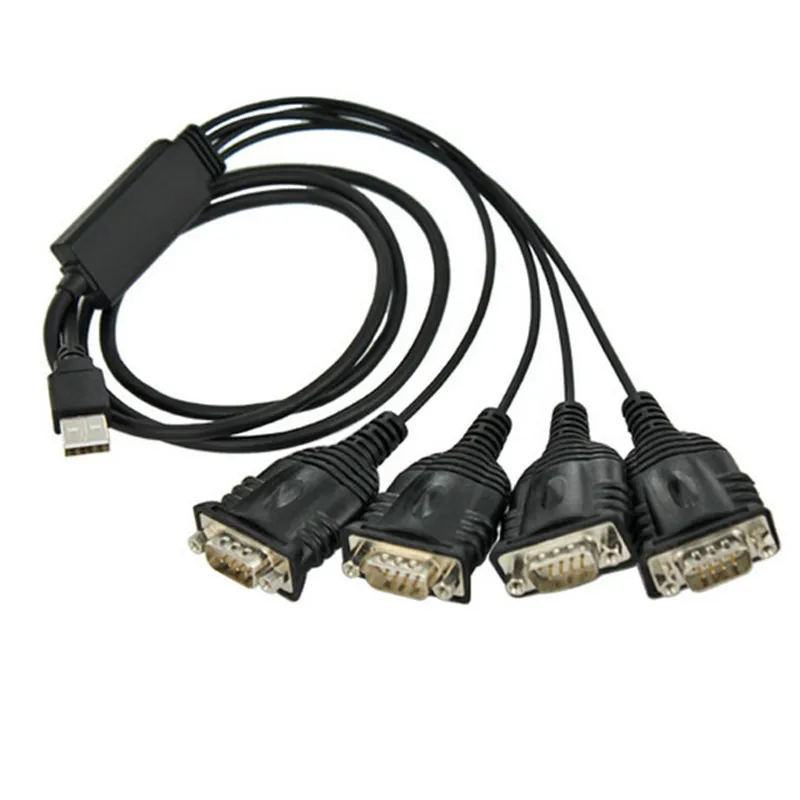 OEM 4 Port Professional RS-232 USB 2.0 to Serial Adapter