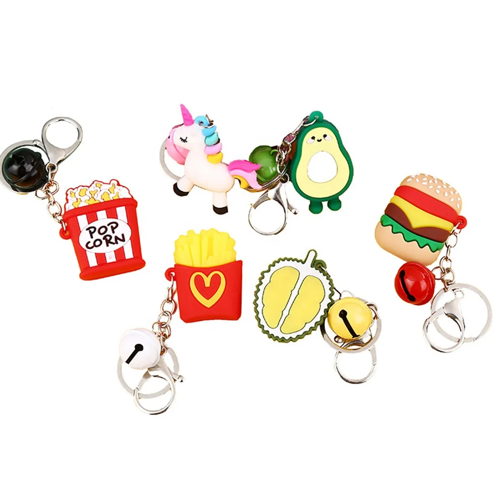 FAMA Factory Custom Cartoon Character Kid Keyring Key Chain Toy Rubber 3D Soft Anime PVC Keychain