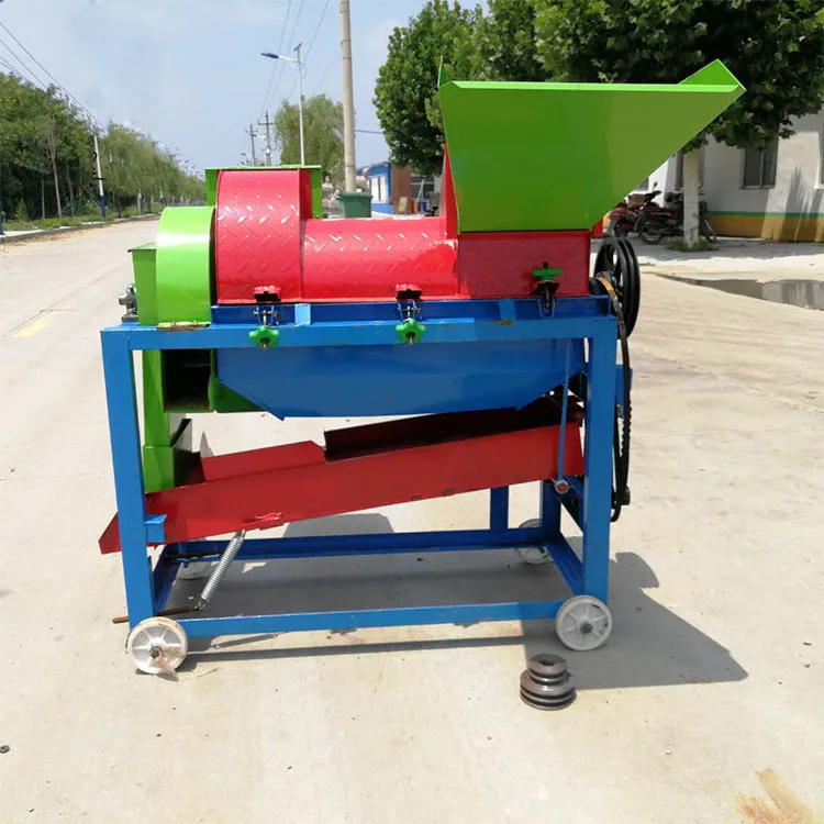 Factory Supply Multifunctional Corn Thresher Portable Wheat Thresher Small Soybean Wheat Thresher