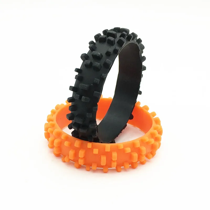 Модный силиконовый браслет с резиновыми шинами