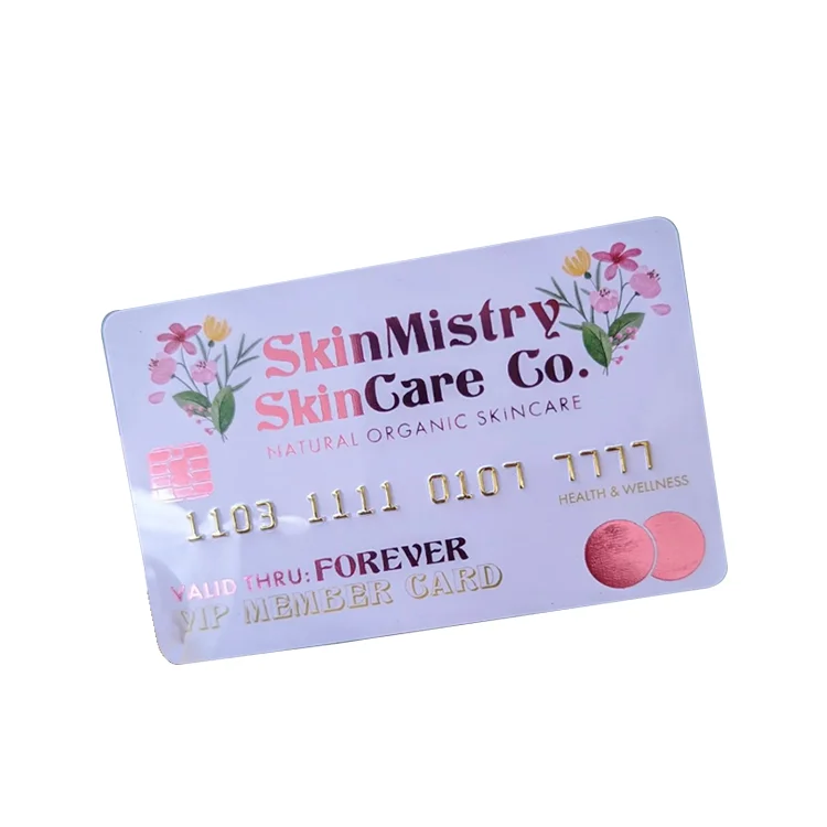 Personalised Custom Printing Luxury Holographic Membership Business Card On Plastic