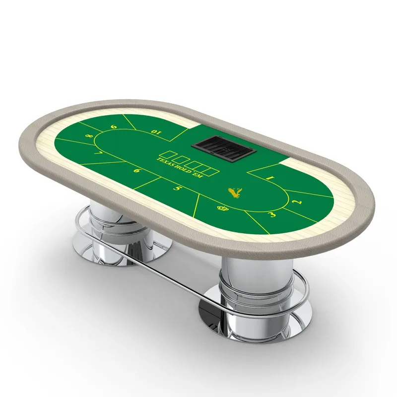 Оптовая продажа от производителя YH, деревянные покерные столы для казино Делюкс, 10 игроков, Техасский Холдем