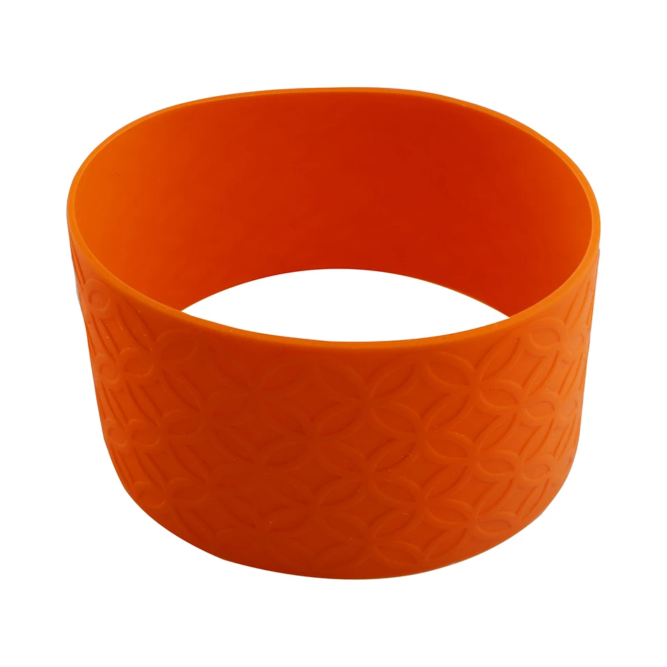 Coffee Cup Holder Reusable Coffee Sleeve Eco-friendly Heat and Anti-slip Silicone Simple Anti Slip Silicone Sleeve