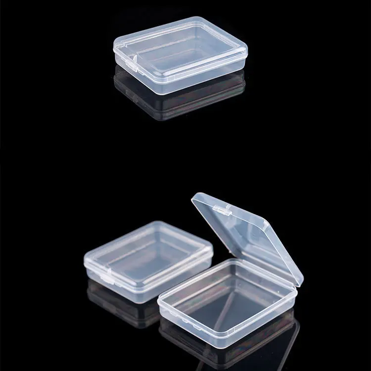 Wholesale Price Memory Card Case Transparent Standard SD SDHC Case Holder Box Storage Plastic Box