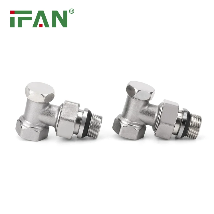 IFAN High Pressure Radiator Valves Brass 1/2 3/4 Inch Thermostatic Radiator Valve Water Control Radiator Valve