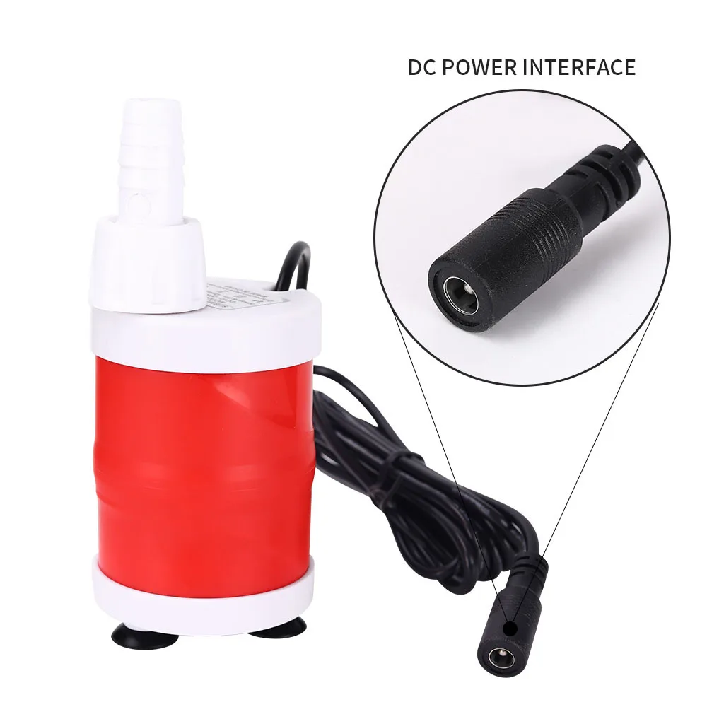 20W Submersible Aquarium Water Pump DC12V Micro Waterfall Pump Filter Circulation for Garden Fountain Pump