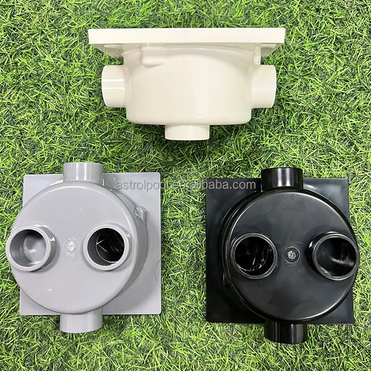 Factory Direct Supply Pool Accessories Fitting ABS Deck Box Junction Box for Swimming Pool Lights