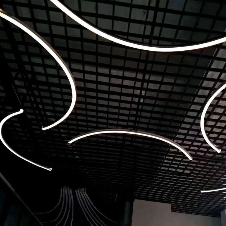 
DC24V neon strip 120leds/m warm white for room Flexible LED Neon linear lights with Aluminum Channel Clips 