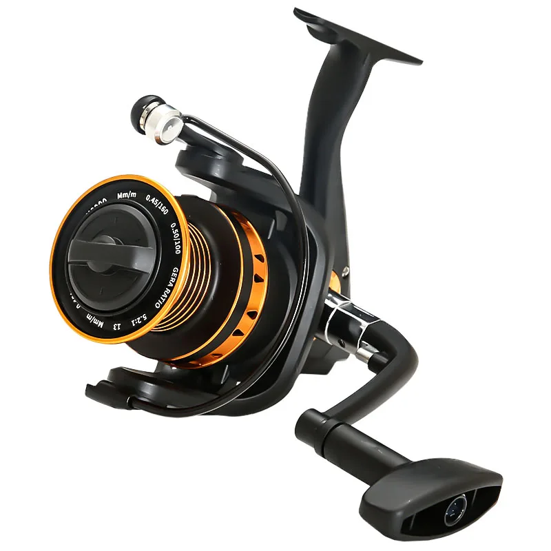 Carp fishing  reels 4000 metal spinning reel big sea saltwater boat  rock black surf winding reel