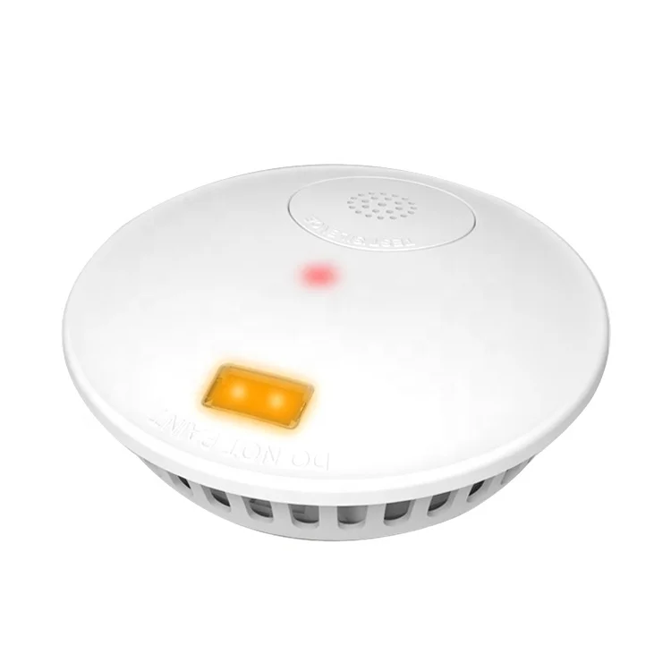 Manufacture wholesale GS532 10 years UL activfire dc 3v battery elder people fire smoke detector with escape light