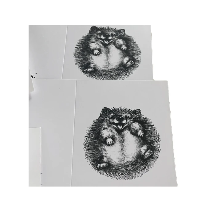 Custom thank you card for small business with logo high quality ivory card paper CMYK printing