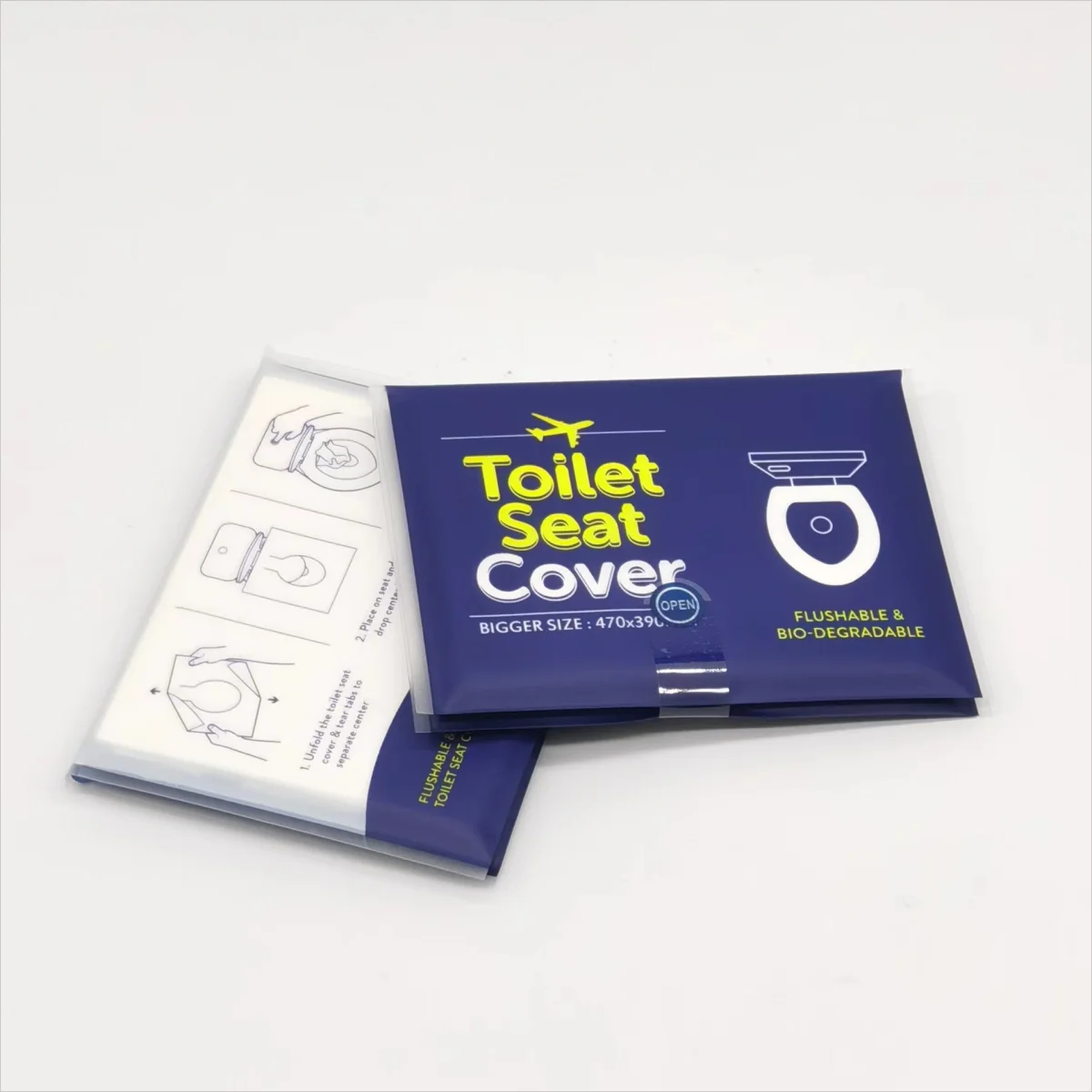 Air hotel travel hygiene treatment Toilet seat can be washed 10pcs toilet seat paper mat