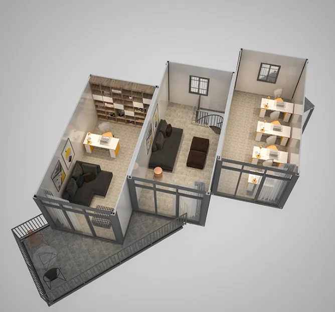 Prefabricated Cheap Ready Made 1 Bedroom Mobile Homes Collapsible Mini Storage Container Tiny Home House