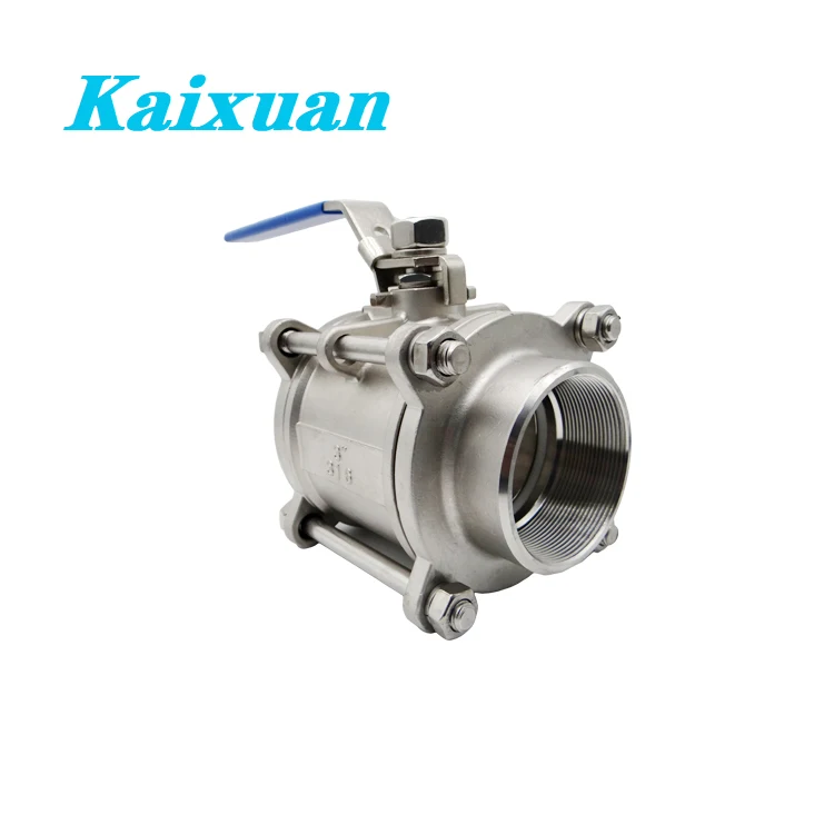 sanitary steel ball valve price ss 304/316 ball valve 3pc ball vlve
