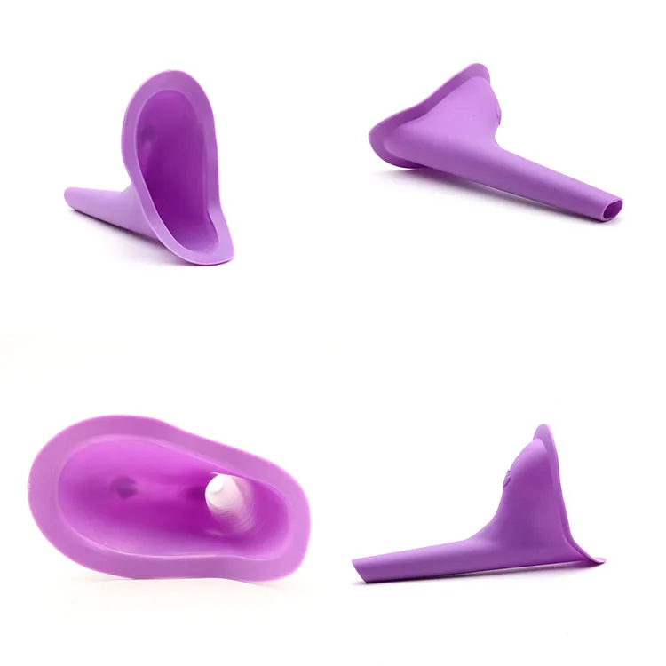 Field Emergency New Design Women Urinal Outdoor Travel Camping Portable Female Urinal Soft Silicone Urination Device Stand Up