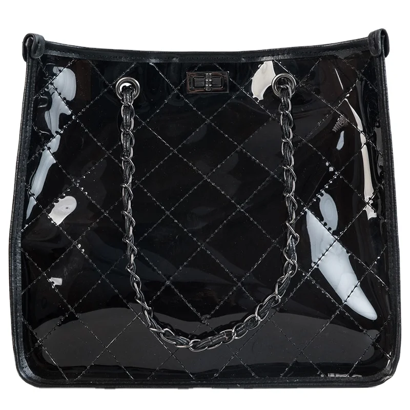 New transparent jelly handbag fluorescence colour bag