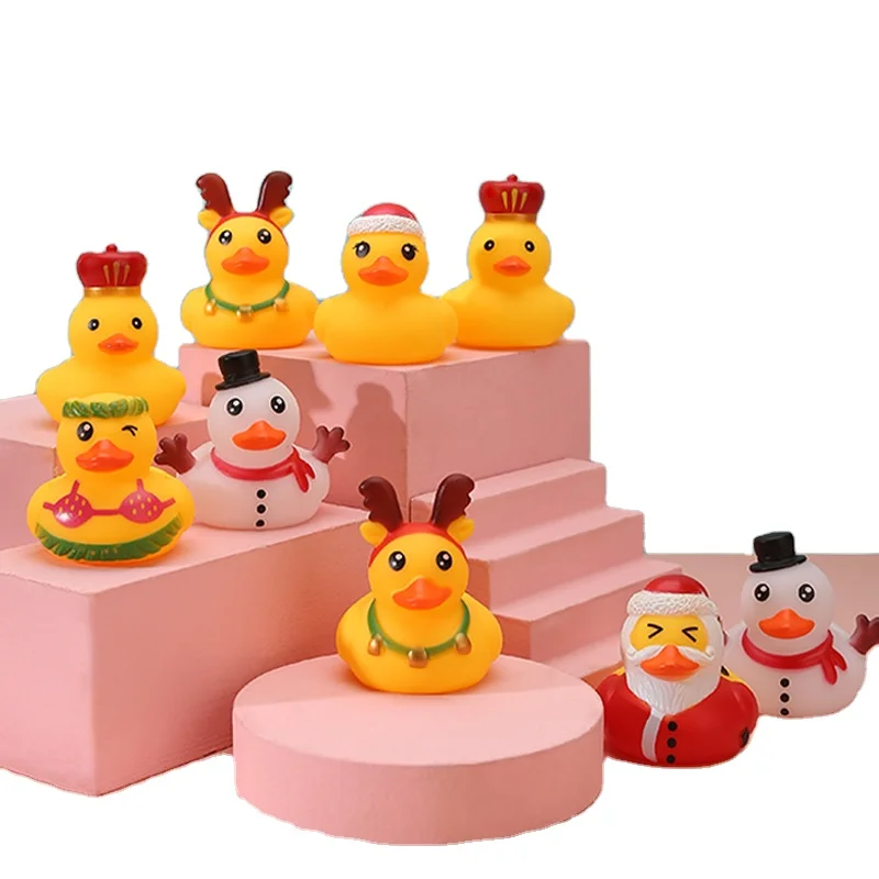 Wholesale China Custom Small Plastic Rubber Duck Baby Shower Gift Bath Time Fun Toys for Kids Infant